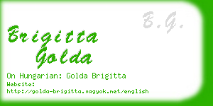 brigitta golda business card